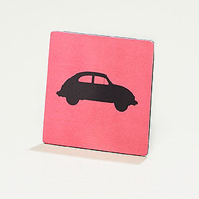 Notizmagnet Auto 